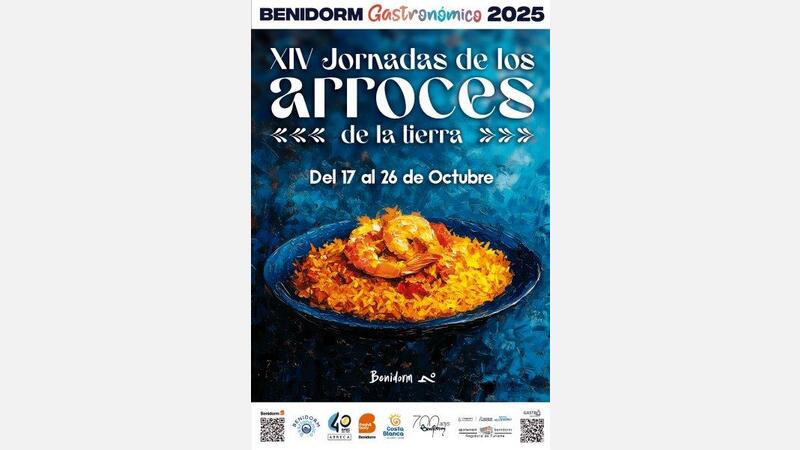 Cartel XIV Jornadas de los Arroces de la tierra de Benidorm